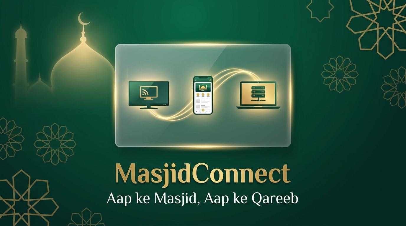 MasjidConnect Digital Ecosystem Slide Deck Cover