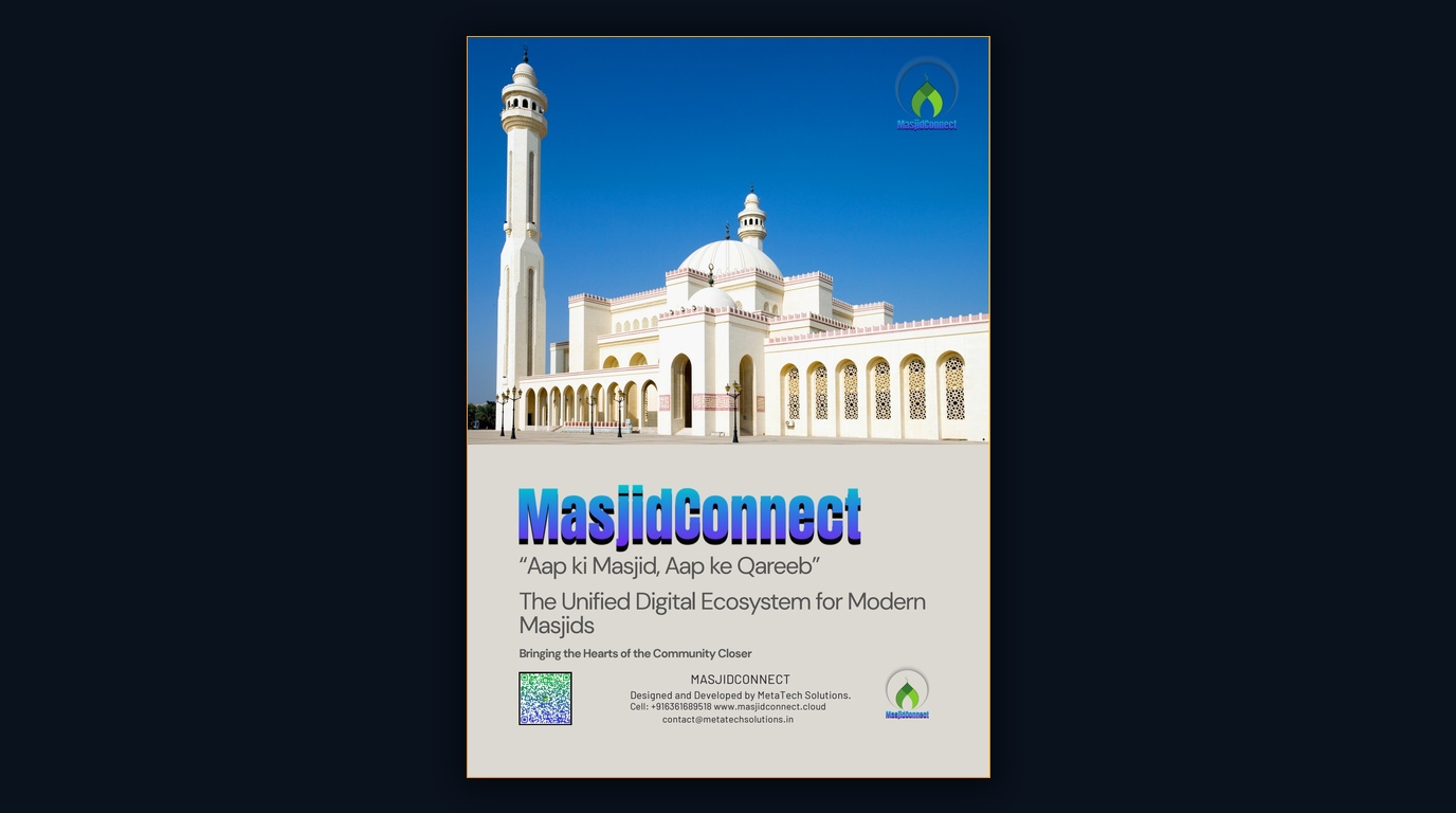 MasjidConnect Official Product Catalog Ver 3.0 Cover